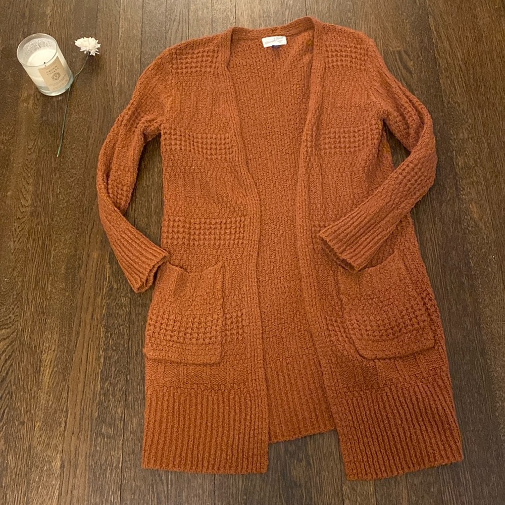 Universal Threads Burnt Orange Cardigan. Size XS.